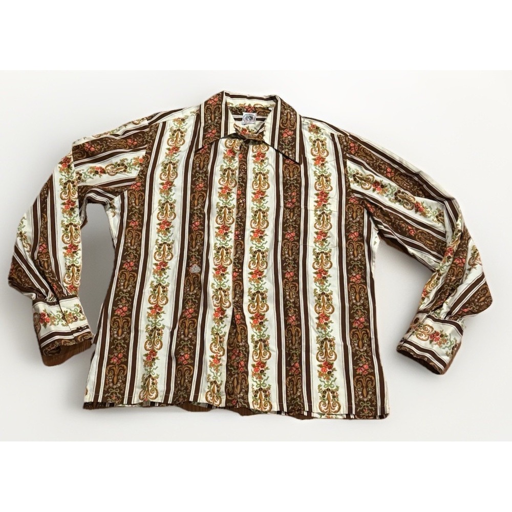 Vintage 50s McGregor Rockabilly Shirt Button Down L Western Garbadine Ricky Rare